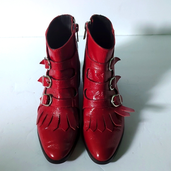 Modern Vice Red Leather boot - Picture 2 of 8